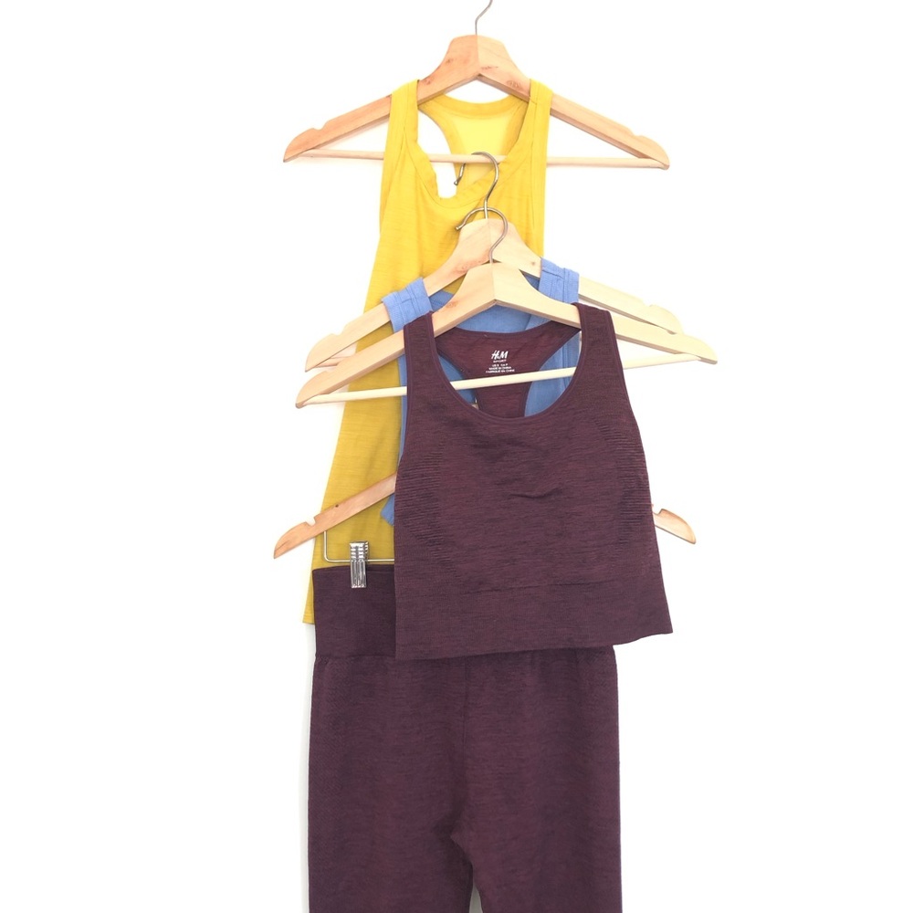 Workout Bundle - 2 Tanks, 1 Sports Bra, 1 Legging
